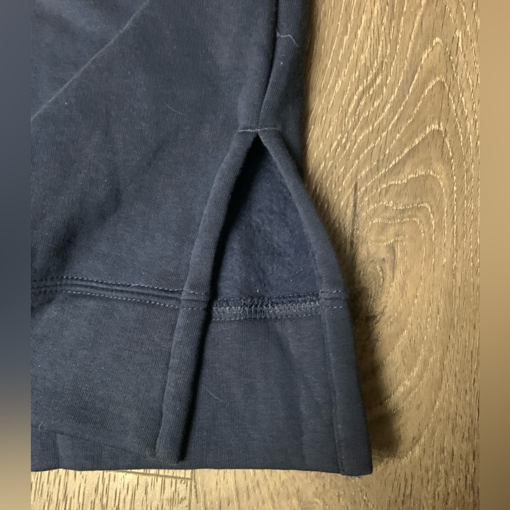 Michigan Wolverines Nike Pullover Sweatshirt Women’s Medium Navy Fleece Campus - Picture 8 of 11